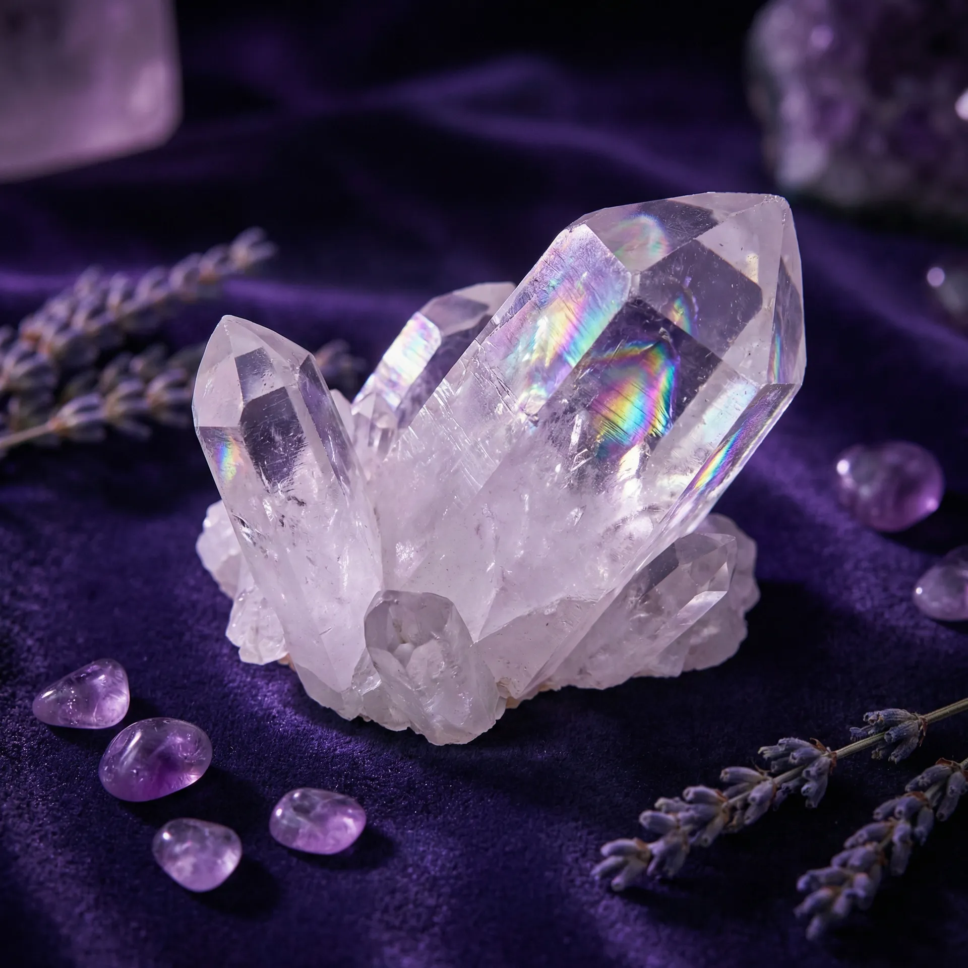 天然白水晶 - 小孩才一根手指怎么湿成这样 | 神秘学好物